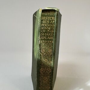 Shakespeare Histories & Poems Vintage Book Everyman’s Library Antique 1900s